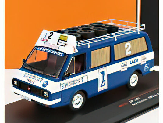 RAF - 2203 MINIBUS TEAM RALLY LADA SERVICE ASSISTANCE 1984 - BLUE WHITE /IXO 1/43 ミニカー