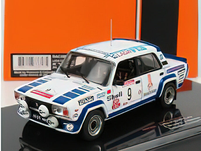 LADA - 2105 VFTS N 9 RALLY NEW ZEALAND 1985 S.BRUNDZA - A.DADVANI - WHITE BLUE /IXO 1/43 ミニカー
