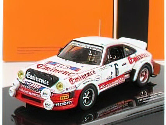 PORSCHEポルシェ - 911SC (night version) N 6 RALLY MONTECARLO 1982 B.WALDEGARD - H.THORSZELIUS - WHITE /IXOイクソ 1/43 ミニカー