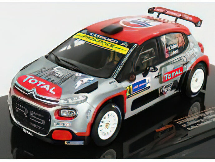CITROEN - C3 R5 N 21 RALLY ESTONIA 2020 M.OSTBERG - T.ERIKSEN - GREY RED BLACK /IXO 1/43 ミニカー