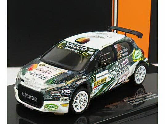 CITROEN - C3 RALLY2 N 9 RALLY CONDROZ 2021 C.DE CECCO - J.HUMBLET - WHITE  GREEN /IXO 1/43 ミニカー