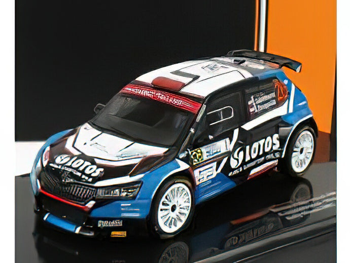 SKODA - FABIA RALLY2 EVO N 26 RALLY MONZA 2021 K.KAJETANOWICZ - M.SZCZEPANIAK - BLUE BLACK WHITE /IXO 1/43 ミニカー