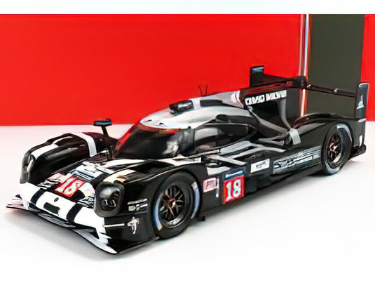 PORSCHEポルシェ 919 HYBRID TURBO TEAM PORSCHE N 18 POLE POSITION 24h LE MANS  2015 M.LIEB - R.DUMAS - N.JANI - BLACK /IXO 1/18 ミニカー