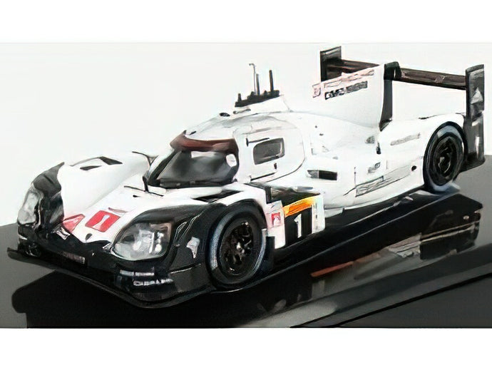 PORSCHE - 919 HYBRID N 1 TEST CAR PAUL RICARD PRE SEASON 2018 - WHITE RED BLACK /IXO 1/43 ミニカー