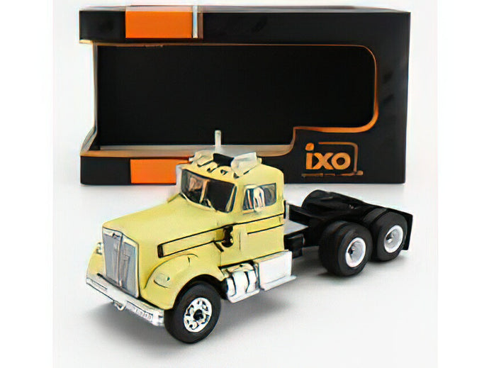 White Western Star 4864 1970 イエロー 積載車 / IXO 1/43 建設機械模型 工事車両
