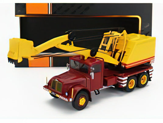 TATRA - 111D TRUCK 3-ASSI 1958 - RED YELLOW /IXO 1/43 ミニカー