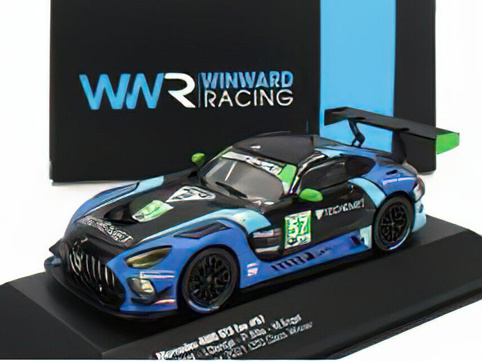 MERCEDES BENZ - AMG GT3 TEAM WINWARD RACING N 57 WINNER GTD CLASS 24h DAYTONA 2021 R.WARD - P.ELLIS - I.DONTJE - M.ENGEL - BLUE BLACK /IXO 1/43 ミニカー