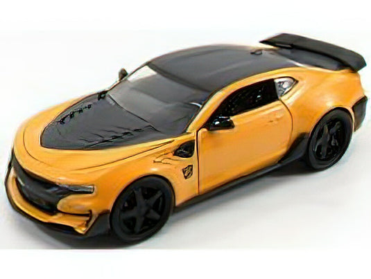 CHEVROLET - CAMARO COUPE 2016 - BUMBLEBEE TRANSFORMERS V L'ULTIMO CAVALIERE - MOVIE 2017 - YELLOW BLACK /JADA 1/24 ミニカー