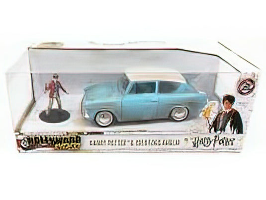 FORD ENGLAND - ANGLIA 1959 HARRY POTTER - MOVIE フィギュア付き 2016 - LIGHT BLUE /JADA 1/24 ミニカー