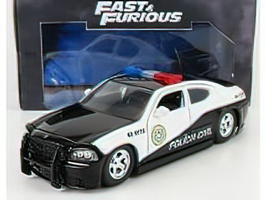 DODGE - CHARGER SRT8 POLICE 2006 ワイルドスピード WHITE BLACK /JADA 1/24 ミニカー