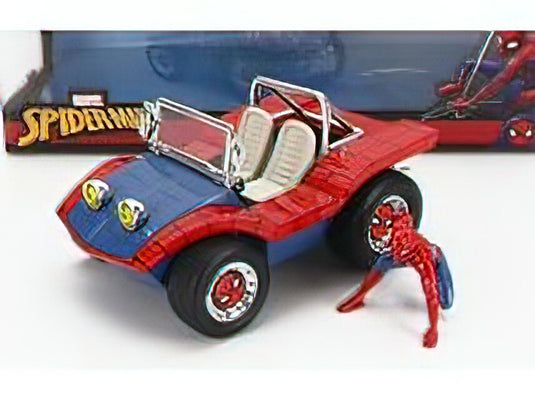 MAYERS MANX - BUGGY WITH SPIDERMAN FIGURE MARVEL 1964 - BLUE RED /JADA 1/24 ミニカー