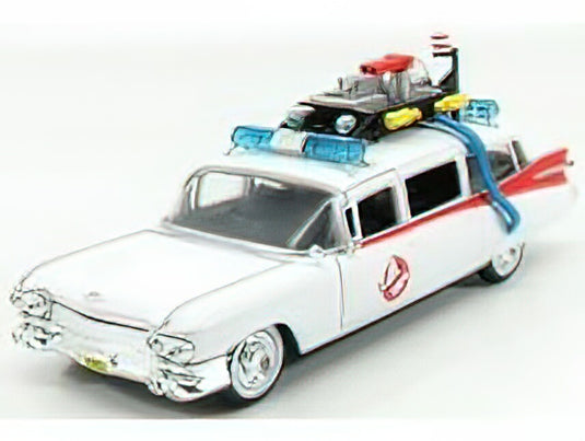 CADILLAC - SERIES-62 ECTO-1 ゴーストバスターズ 1 1984 - WHITE RED /JADA 1/24 ミニカー