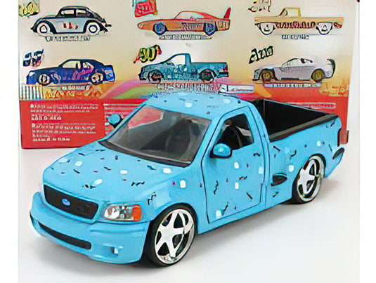 1999 フォード F-150 SVT ライトニング I Love the 90s ブルー / JADA 1/24 ミニカー