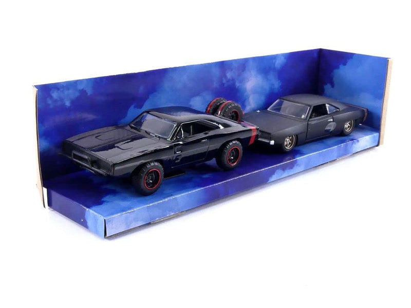 ギャラリービューアに画像をロードする, ワイルドスピード 1/32 Dom&#39;s Dodge Charger &amp; 1968 Dodge Charger WidebodyJada Toys  ミニカー
