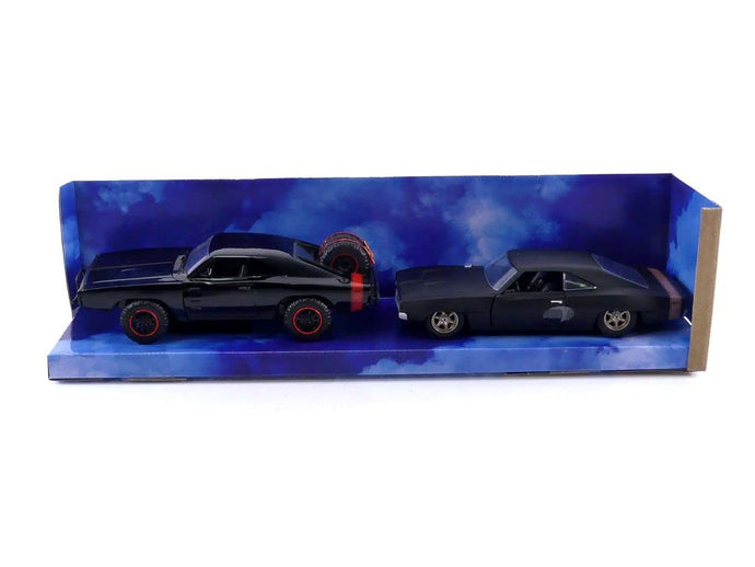 ワイルドスピード 1/32 Dom's Dodge Charger & 1968 Dodge Charger WidebodyJada Toys  ミニカー