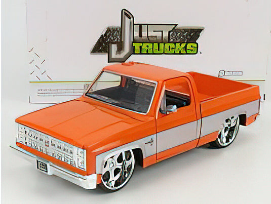 CHEVROLET - C-10 PICK-UP CUSTOM 1985 - ORANGE SILVER /JADA 1/24ミニカー