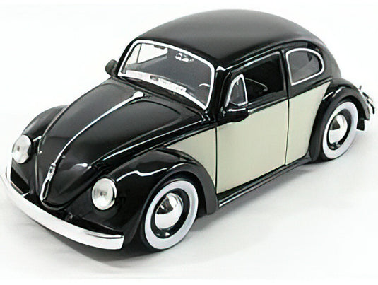 VOLKSWAGEN - BEETLE 1959 - BLACK CREAM  /JADA  1/24 ミニカー