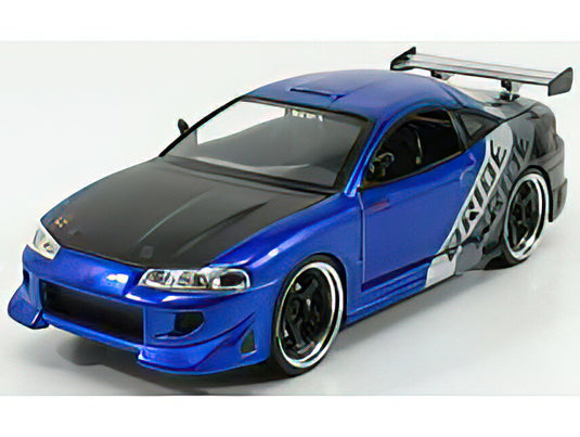 MITSUBISHI - ECLIPSE COUPE CUSTOM BRIDE 1995 - BLUE MET MATT BLACK /JADA 1/24ミニカー