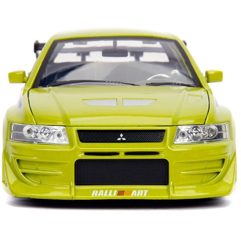 Jada Toys ワイルドスピード 1/24 ブライアン 三菱ランサーエボリューション VII Lime Green (99788) ミニカー