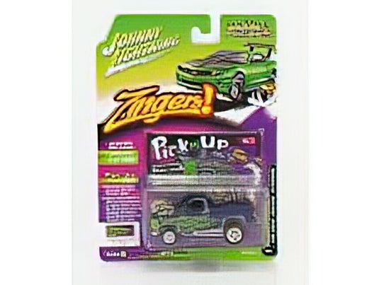 CHEVROLETシボレー SILVERADO PICK-UP CUSTOM 1981 - PURPLE GREEN /JOHNNY LIGHTNING 1/64 ミニカー