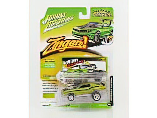 PLYMOUTHプリムス Road Runnerロードランナー CUSTOM 1973 - GREEN MET /JOHNNY LIGHTNING 1/64 ミニカー