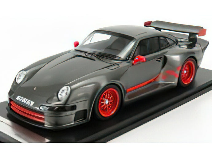 PORSCHE - 911 993 GT1 ALMERAS 1993 - GREY MET RED /Kess-Model 1/18 ミニカー