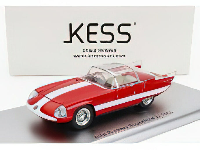 ALFA ROMEO  6C 3000 SUPERFLOW II PININFARINA 1956 - RED WHITE/Kess-Model 1/43ミニカー