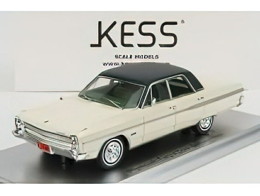 PLYMOUTH - FURY 4-DOOR SEDAN 1968 - IVORY GREEN /Kess-Model 1/43 ミニカー