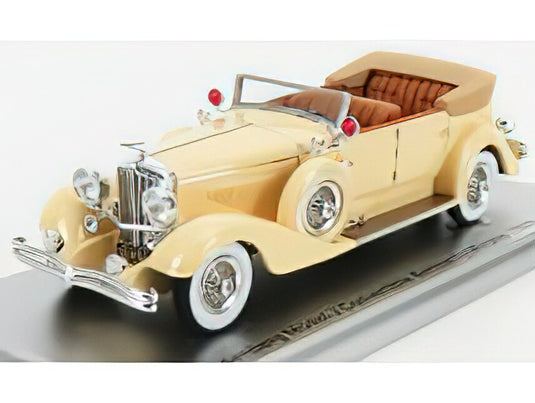 DUESENBERG - MODEL J CONVERTIBLE BERLINE BY MURPHY OPEN 1929 - CREAM /Kess-Model 1/43 ミニカー