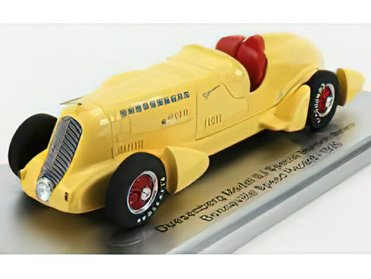 DUESENBERG - MODEL SJ SPECIAL MORMON METEOR BONNEVILLE SPEED-RECORD 1935 - YELLOW /Kess-Model 1/43 ミニカー