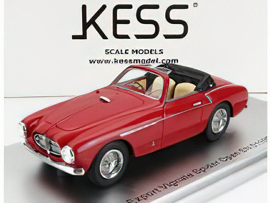 FERRARIフェラーリ 212 EXPORT VIGNALE ch.0110e CABRIOLET OPEN 1951 - RED /Kess-Model 1/43 ミニカー