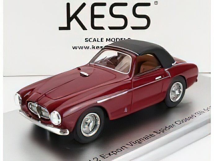 Ferrari 212 Export Vignale カブリオレ クローズド 1951 ボルドー ブラック KE43056061/ Kess-Model 1/43 ミニカー