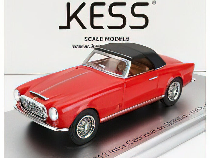 FERRARIフェラーリ 212 INTER sn0235EU CABRIOLET CLOSED 1952 - RED BLACK /Kess-Model 1/43 ミニカー