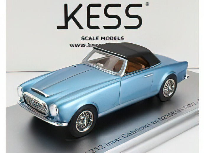 FERRARIフェラーリ 212 INTER sn0235EU CABRIOLET CLOSED 1952 - LIGHT BLUE MET BLACK /Kess-Model 1/43 ミニカー