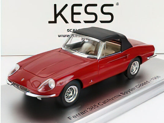 FERRARIフェラーリ 365 CALIFORNIA SPIDER CLOSED 1966 - RED BLACK /Kess-Model 1/43 ミニカー