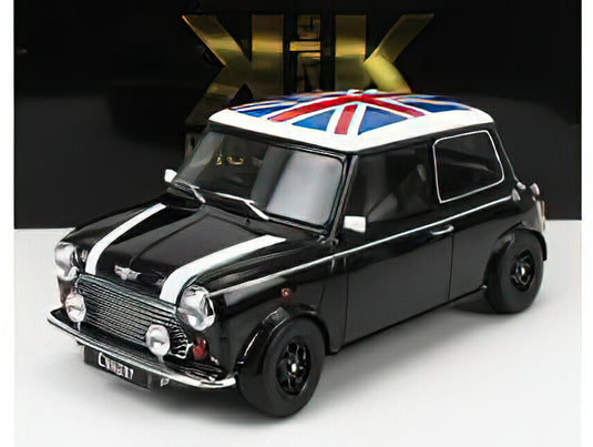 【予約】MINI - COOPER RHD 1992 WITH UNION JACK - BLACK WHITE/KK-SCALE 1/12ミニカー