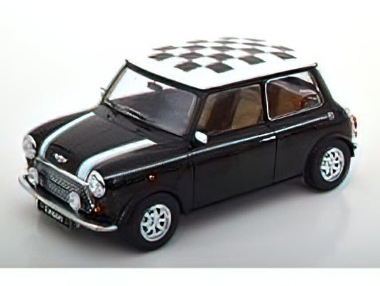 【予約】12月以降発売予定MINI  COOPER RHD 1992 WITH CHEQUERED FLAG  BLACK WHITE/KK-SCALE 1/12 ミニカー