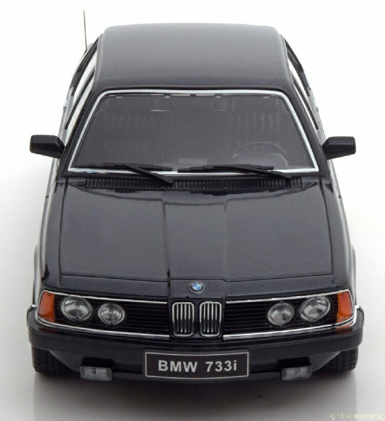 BMW 733i E23 1977 black-metallic /KK-SCALE 1/18 ミニカー