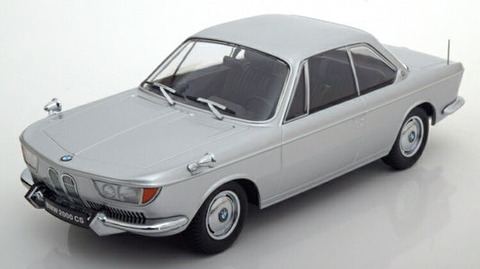 BMW 2000 CS Coupe 1965 silver /KK-SCALE 1/18 ミニカー