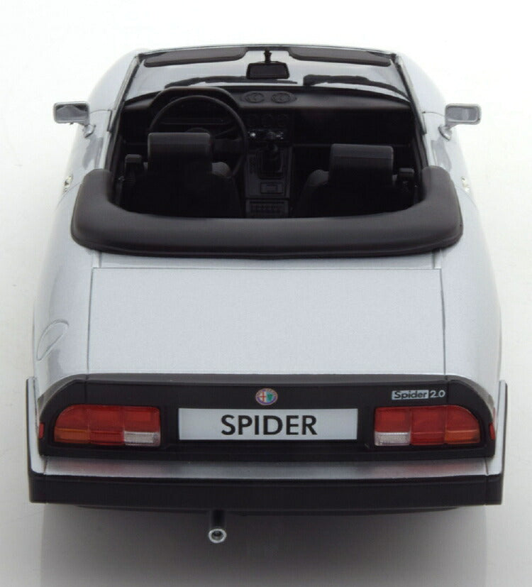 ギャラリービューアに画像をロードする, Alfa Romeoアルファロメオ Spider 3 Series II 1986 silver /KK-SCALE 1/18 ミニカー
