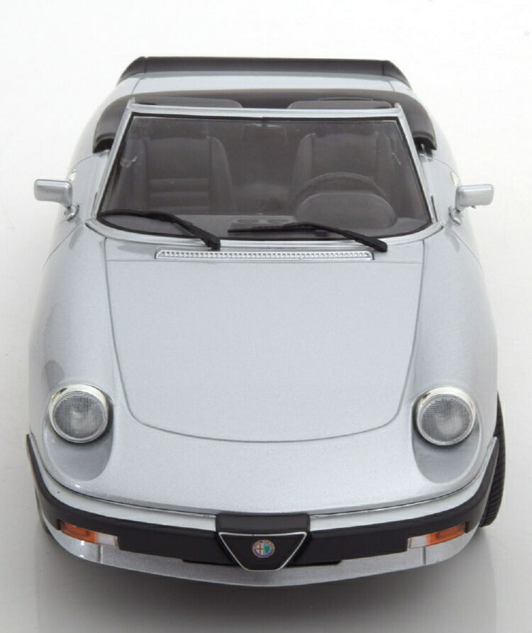 ギャラリービューアに画像をロードする, Alfa Romeoアルファロメオ Spider 3 Series II 1986 silver /KK-SCALE 1/18 ミニカー
