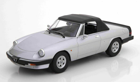 Alfa Romeoアルファロメオ Spider 3 Series II 1986 silver /KK-SCALE 1/18 ミニカー