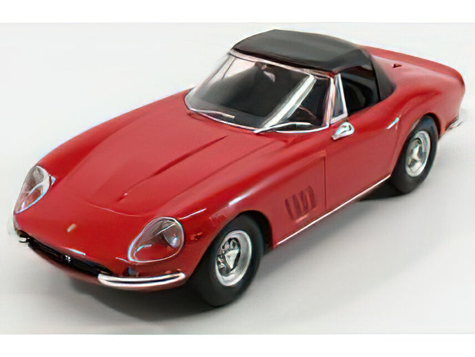 FERRARI  275 GTB/4 NART SPIDER 1967 - RED/KK-SCALE 1/18ミニカー