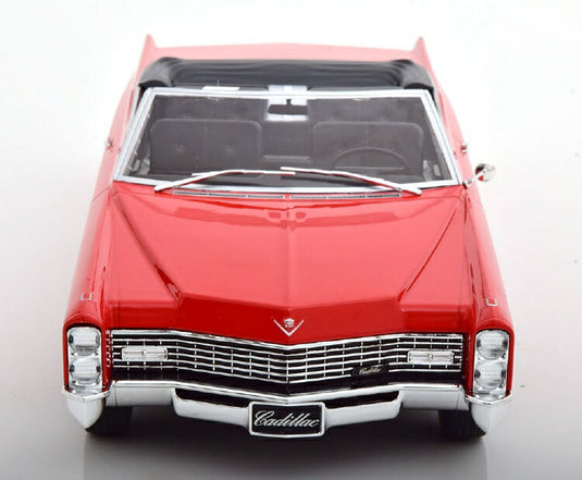 Cadillacキャデラック DeVille Convertible 1967 red /KK-SCALE 1/18 ミニカー
