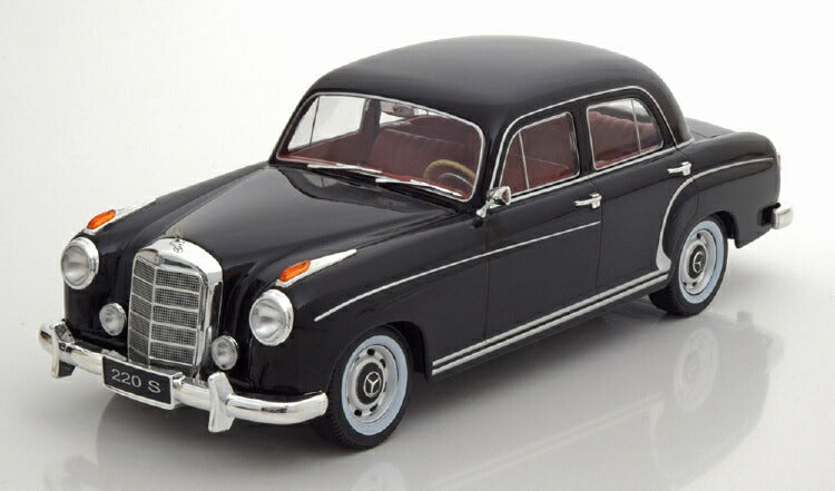 ギャラリービューアに画像をロードする, Mercedesメルセデスベンツ 220S W180II 1956 black /KK-SCALE 1/18 ミニカー
