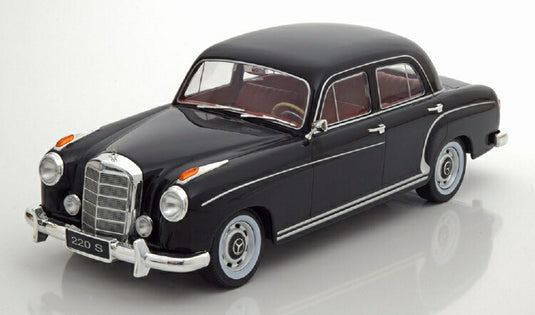 Mercedesメルセデスベンツ 220S W180II 1956 black /KK-SCALE 1/18 ミニカー