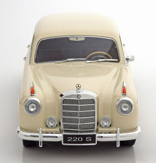 Mercedesメルセデスベンツ 220S W180II 1956 cr?me /KK-SCALE 1/18 ミニカー