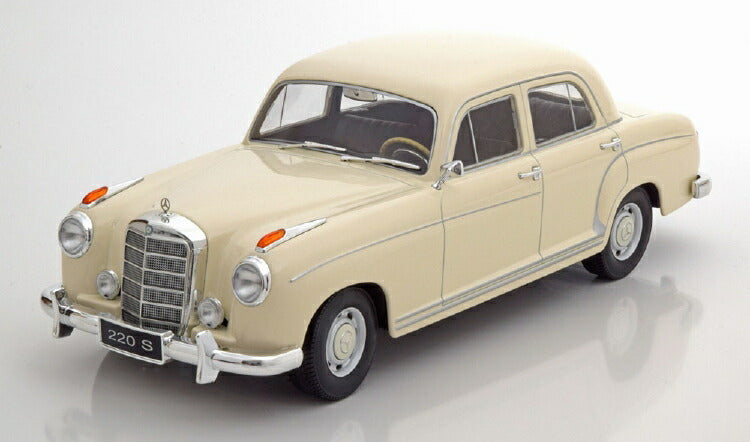 ギャラリービューアに画像をロードする, Mercedesメルセデスベンツ 220S W180II 1956 cr?me /KK-SCALE 1/18 ミニカー
