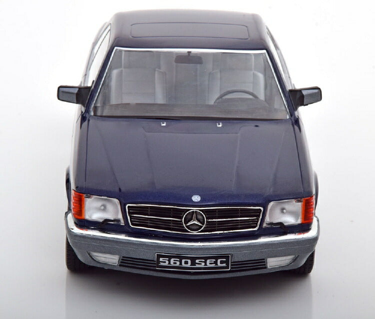ギャラリービューアに画像をロードする, Mercedesメルセデスベンツ 560 SEC C126 blue-metallic /KK-SCALE 1/18 ミニカー
