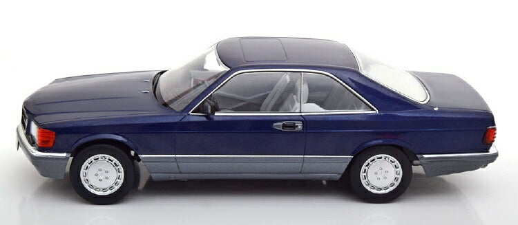 ギャラリービューアに画像をロードする, Mercedesメルセデスベンツ 560 SEC C126 blue-metallic /KK-SCALE 1/18 ミニカー
